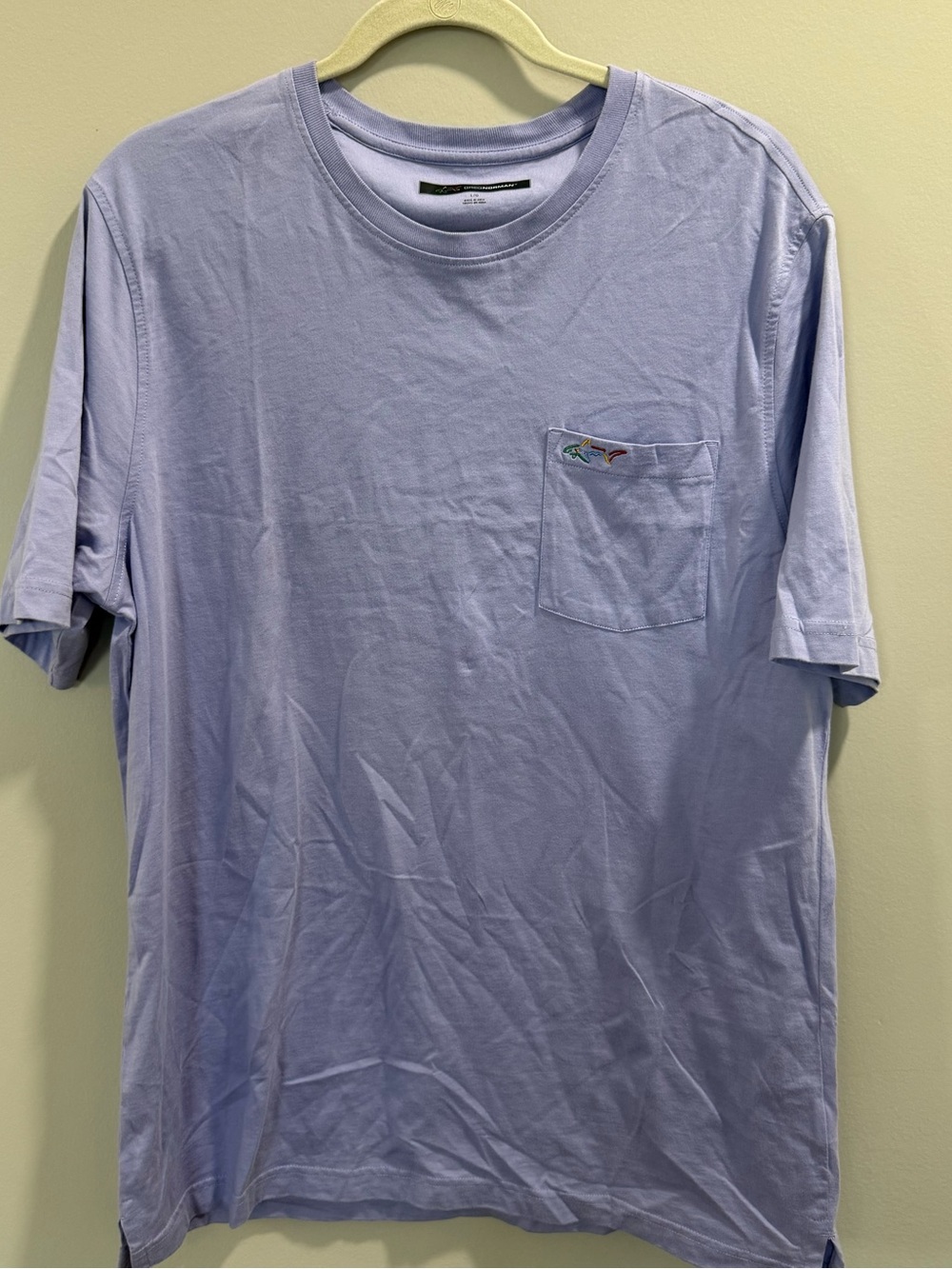 Greg Norman Collection Lavender Short-Sleeve Pocket Tee